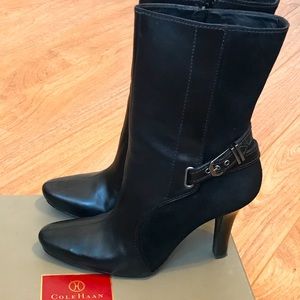 Cole Haan Black boots, Size 8, Like new condition